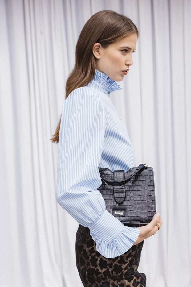 Sac Jacob noir embossé