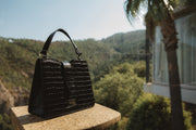 Sac Jacob noir embossé