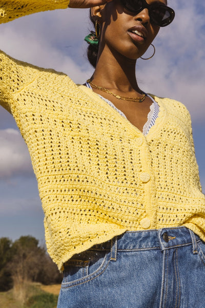 Cardigan Izia jaune