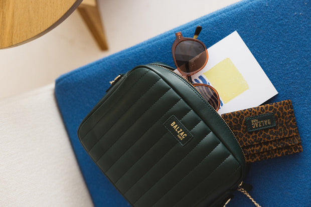Sac César vert vegan