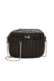Sac César noir embossé