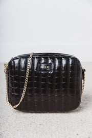 Sac César noir embossé