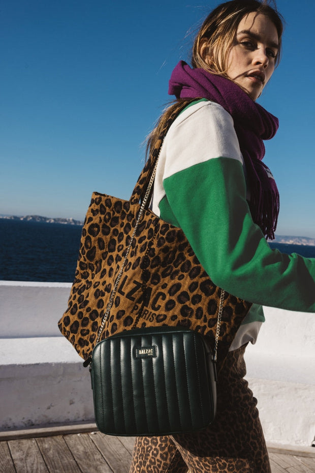 Sac César vert vegan