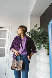 Sac Jacob noir embossé