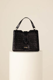 Sac Jacob noir embossé