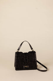 Sac Jacob noir embossé