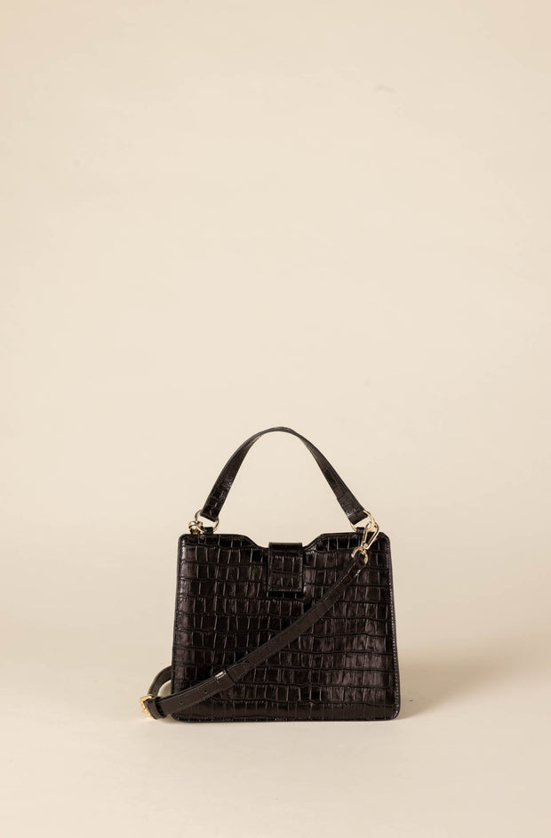 Sac Jacob noir embossé